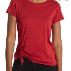 AllSaints Arie Devo Ruched Drawstring Tee